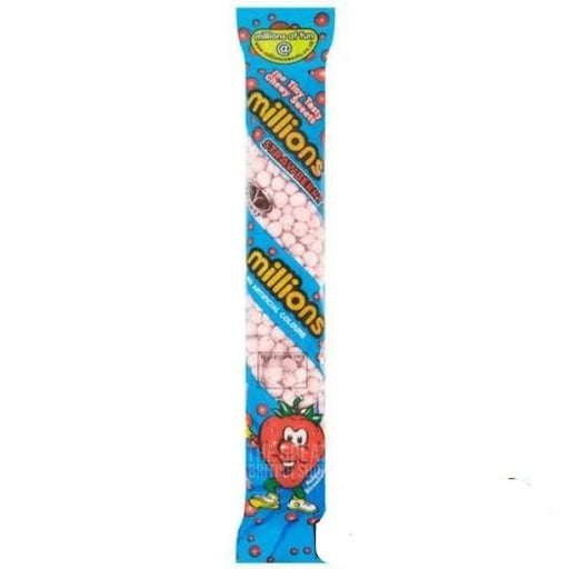 Millions Strawberry Tube - 55g imported British grocery product available in Canada