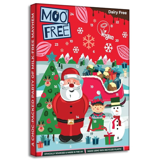 Moo Free Gluten & Dairy Free Milk Chocolate Advent Calendar - 70g | British Store Online | The Great British Shop