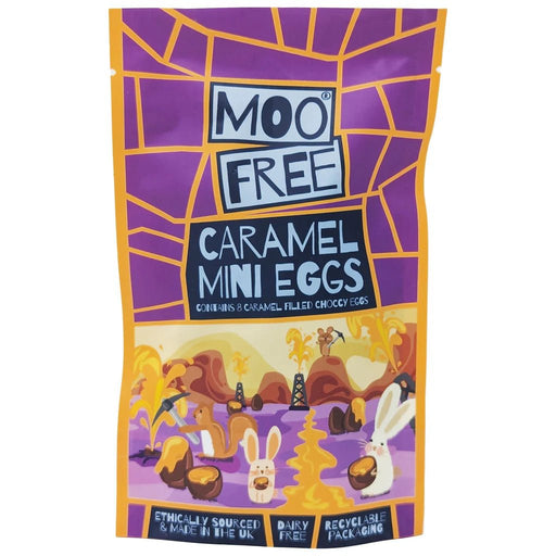 Moo Free Vegan Caramel Mini Eggs - 88g | British Store Online | The Great British Shop