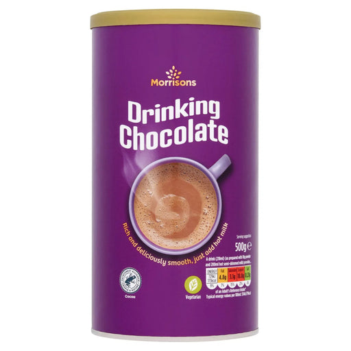 Morrisons Drinking Chocolate - 500g | British Store Online | The Great British Shop