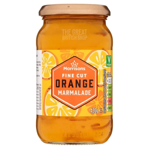 Morrisons Fine Cut Marmalade - 420g imported British grocery product available in Canada