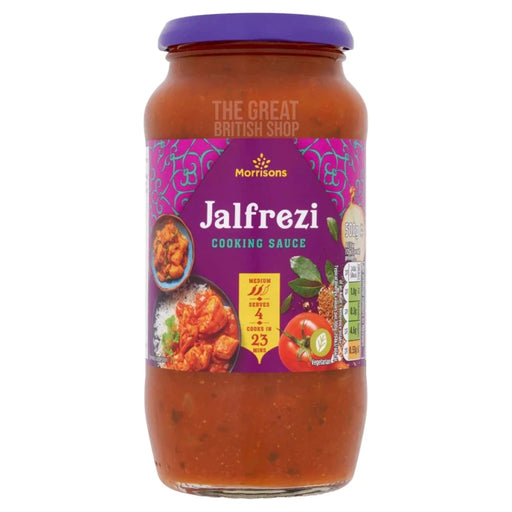 Morrisons Jalfrezi Cooking Sauce imported British grocery product available in Canada