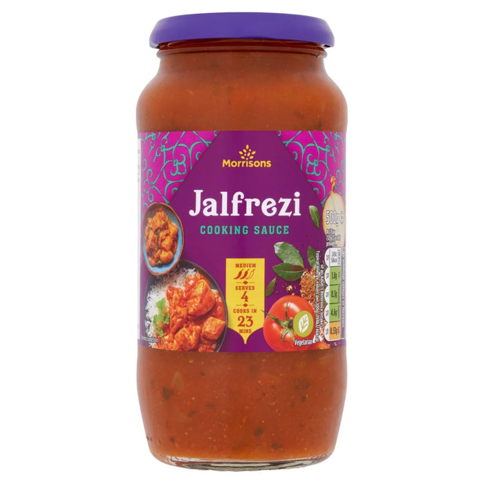 Morrisons Jalfrezi Cooking Sauce imported British grocery product available in Canada
