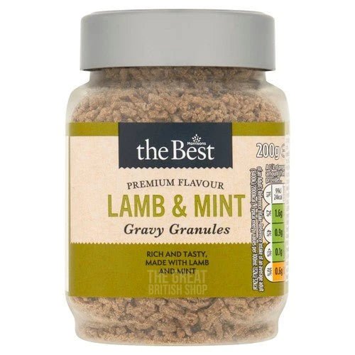 Morrisons Lamb & Mint Gravy Granular - 200g imported British grocery product available in Canada