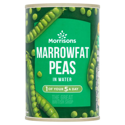 Morrisons Marrowfat Peas imported British grocery product available in Canada