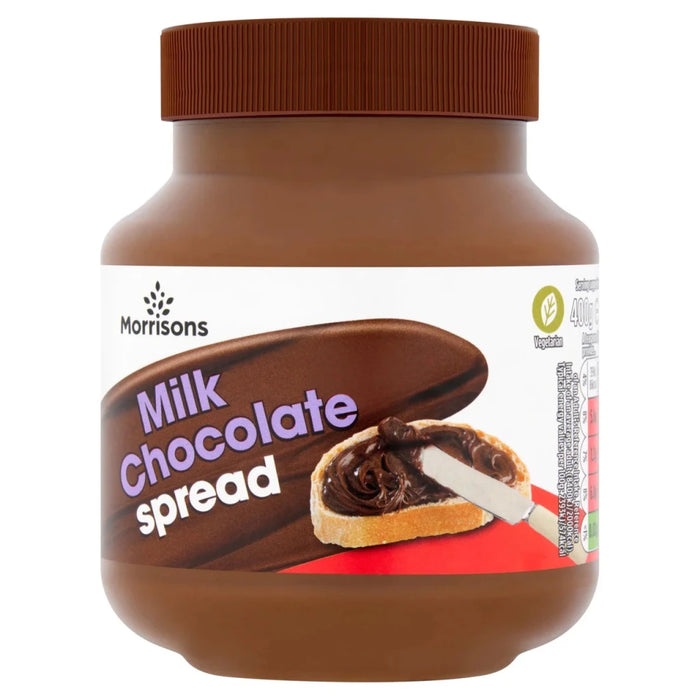 Morrisons Milk Chocolate Spread - 400g imported British grocery product available in Canada
