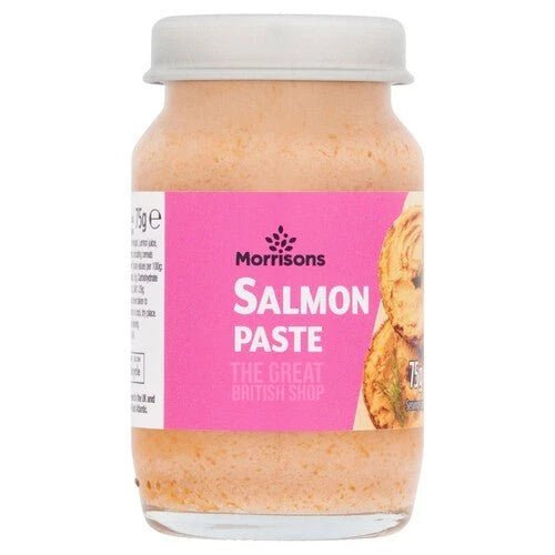 Morrisons Salmon Paste - 75g imported British grocery product available in Canada