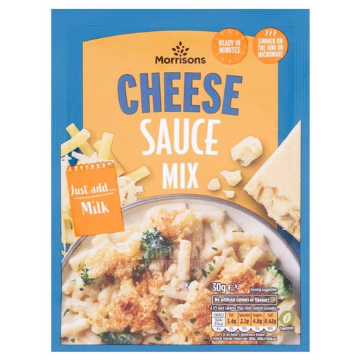 Morrisons Simmer Sauce Cheese Mix - 30g imported British grocery product available in Canada