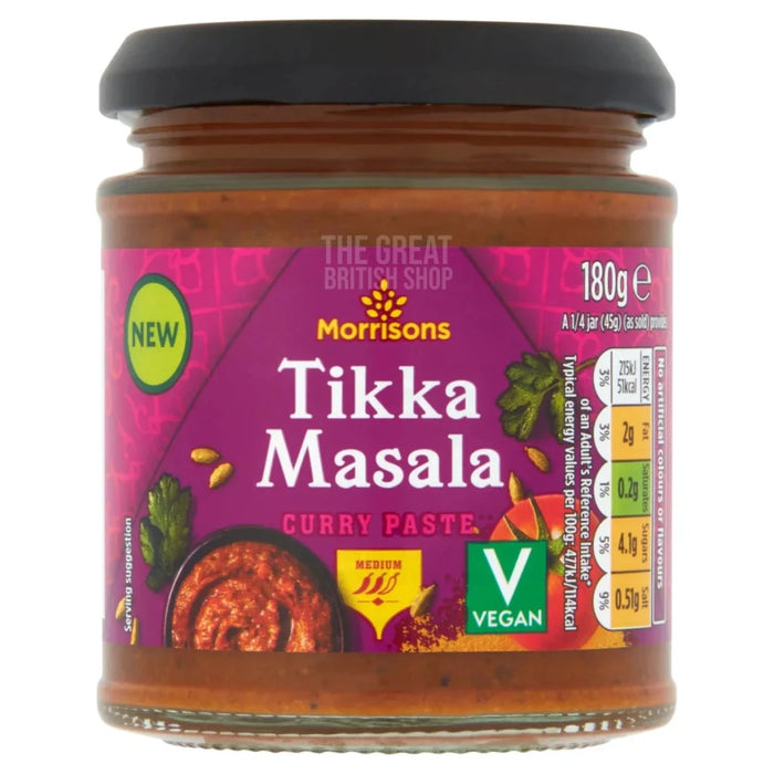 Morrisons Tikka Masala Curry Paste imported British grocery product available in Canada