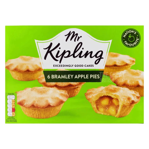 Mr Kipling Bramley Apple Pies - 6 Pack imported British grocery product available in Canada