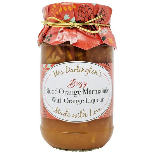 Mrs Darlington's Boozy Blood Orange Marmalade - 340g | British Store Online | The Great British Shop