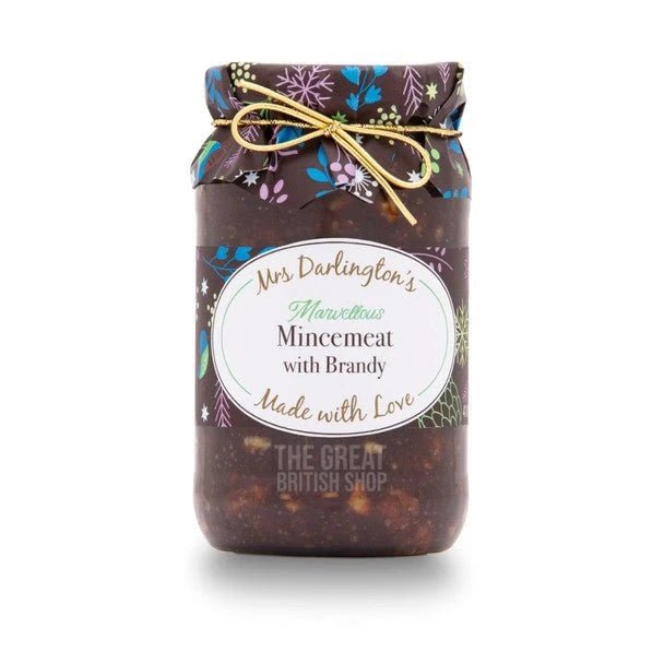 Mrs Darlington's Marvellous Mincemeat With Brandy - 410g imported British grocery product available in Canada