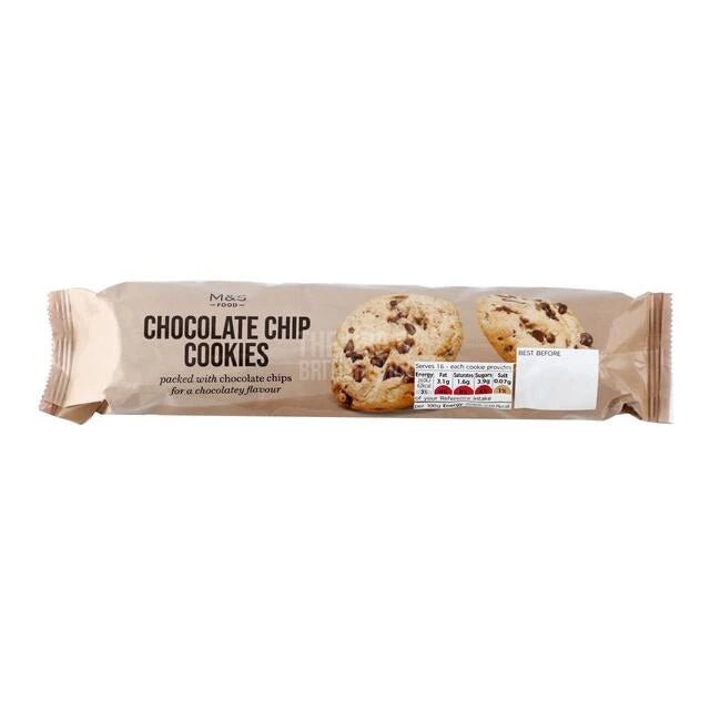 M&S Chocolate Chip Cookies - 200g imported British grocery product available in Canada