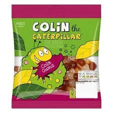 M&S Colin the Caterpillar Cola - 170g imported British grocery product available in Canada