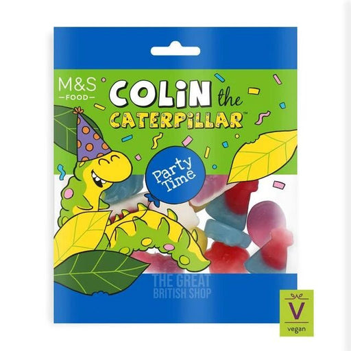 M&S Colin the Caterpillar Party Time - 170g imported British grocery product available in Canada