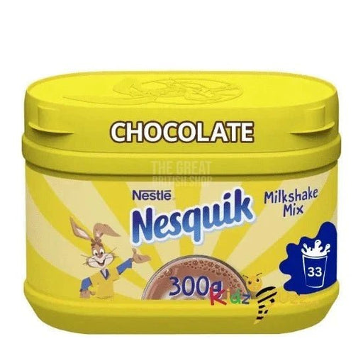 Nesquik Chocolate Flavoured Milkshake Mix - 300g imported British grocery product available in Canada