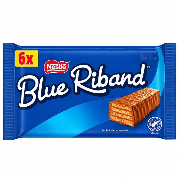 Nestle Blue Riband - 6 Pack, front view of the product packaging