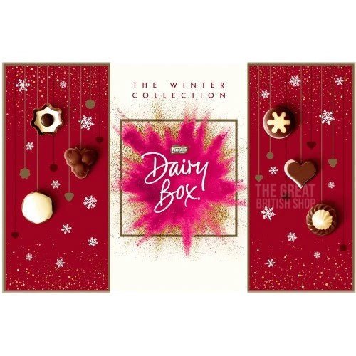 Nestlé Dairy Box Christmas Collection - 385g imported British grocery product available in Canada