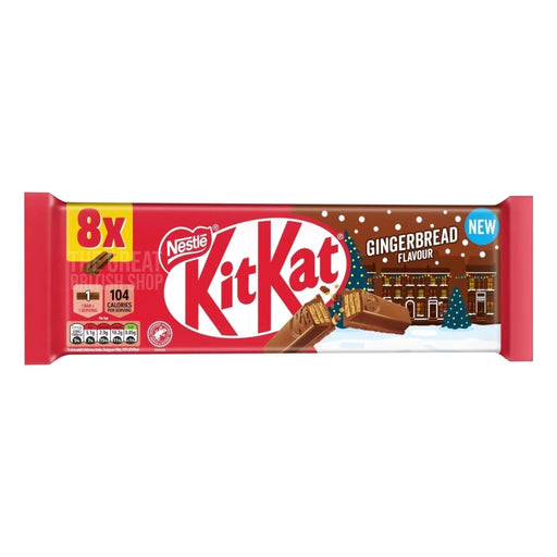 Nestlé Kitkat Two Finger Gingerbread Flavour - 165g imported British grocery product available in Canada