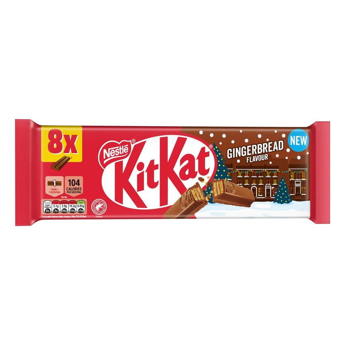 Nestlé Kitkat Two Finger Gingerbread Flavour - 165g | British Store Online | The Great British Shop
