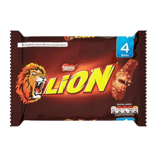 Nestle Lion Bar - 4 pack | British Store Online | The Great British Shop