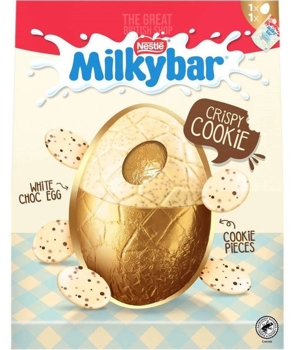 Nestlé Milkybar Crispy Cookie Egg - 236g imported British grocery product available in Canada
