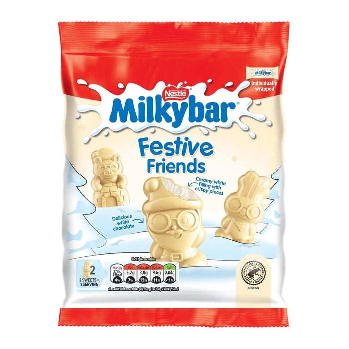 Nestlé Milkybar Festive Friends Sharing Bag - 57g | British Store Online | The Great British Shop