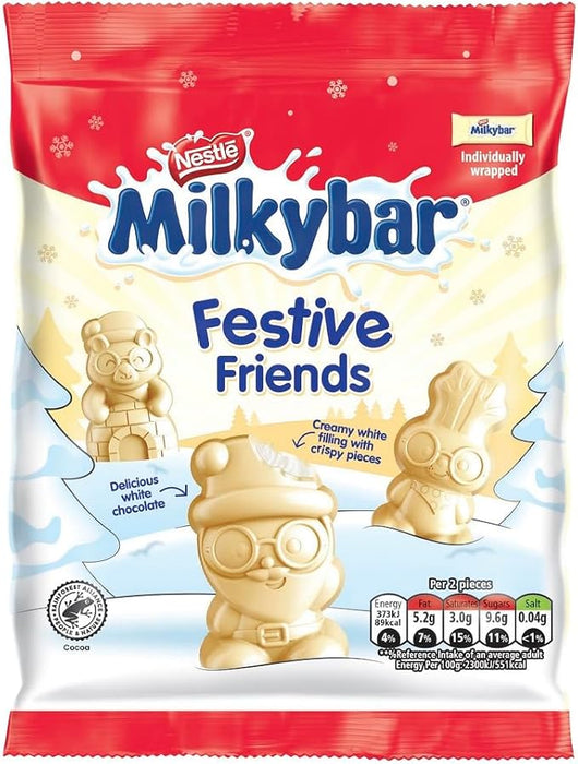 Nestlé Milkybar Festive Friends Sharing Bag - 57g | British Store Online | The Great British Shop