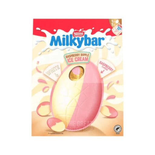 Nestle Milkybar Raspberry Ripple Large Egg - 236g imported British grocery product available in Canada