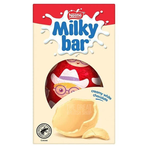 Nestle Milkybar White Chocolate Egg - 72g imported British grocery product available in Canada