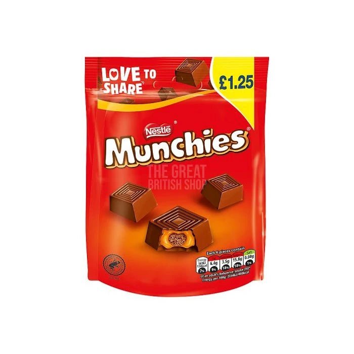 Nestle Munchies Pouch - 81g imported British grocery product available in Canada