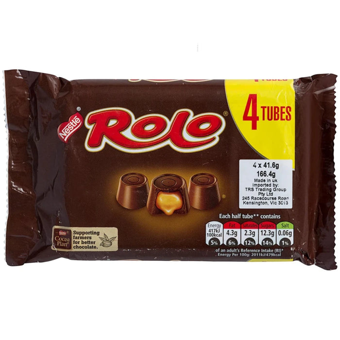 Nestle Rolo Rolls - 4 Pack imported British grocery product available in Canada