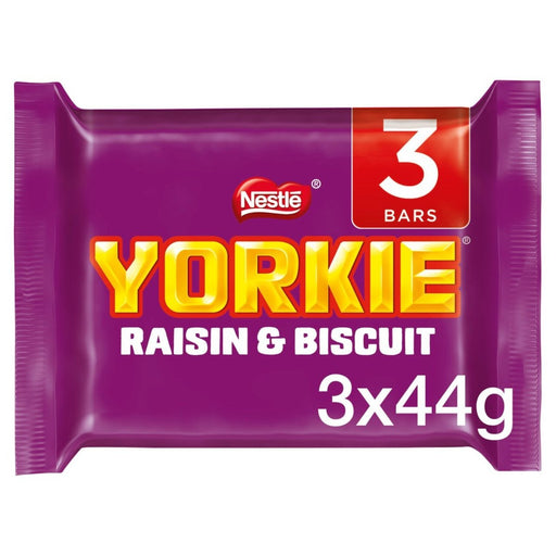 Nestle Yorkie Raisin & Biscuit - 3 pack | British Store Online | The Great British Shop