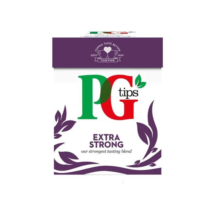 PG Tips Extra Strong Tea - 80 Bags imported British grocery product available in Canada