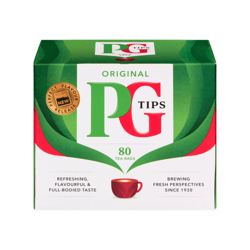 PG Tips Original - 80 Tea Bags imported British grocery product available in Canada