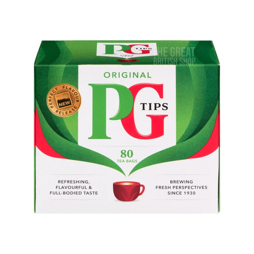 PG Tips Original - 80 Tea Bags imported British grocery product available in Canada