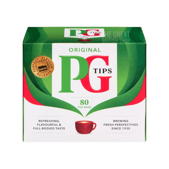 PG Tips Original - 80 Tea Bags imported British grocery product available in Canada