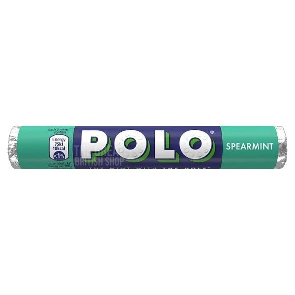 Polo Spearmints - 34g imported British grocery product available in Canada