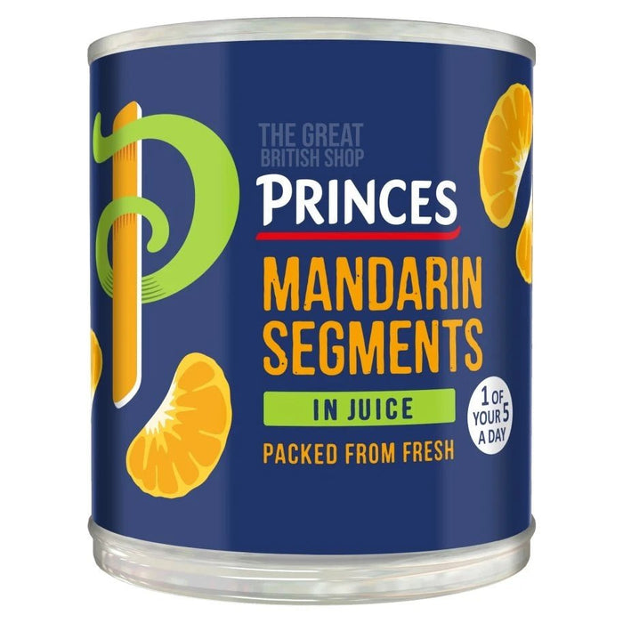 Princes Mandarins in Juice - 298g imported British grocery product available in Canada