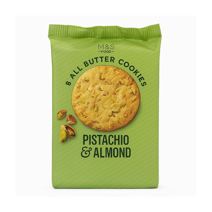 M&S All Butter Pistachio Almond Biscuits - 200g