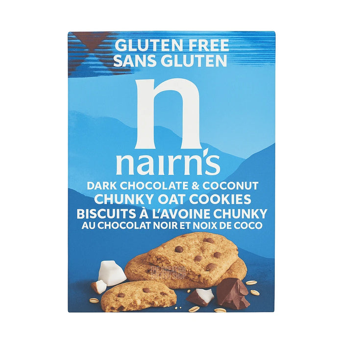 Nairn's Dark Chocolate & Coconut Chunky Oat Cookies - 160g