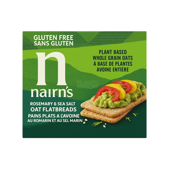 Nairn's Gluten Free Flatbread - Rosemary & Sea Salt - 150g