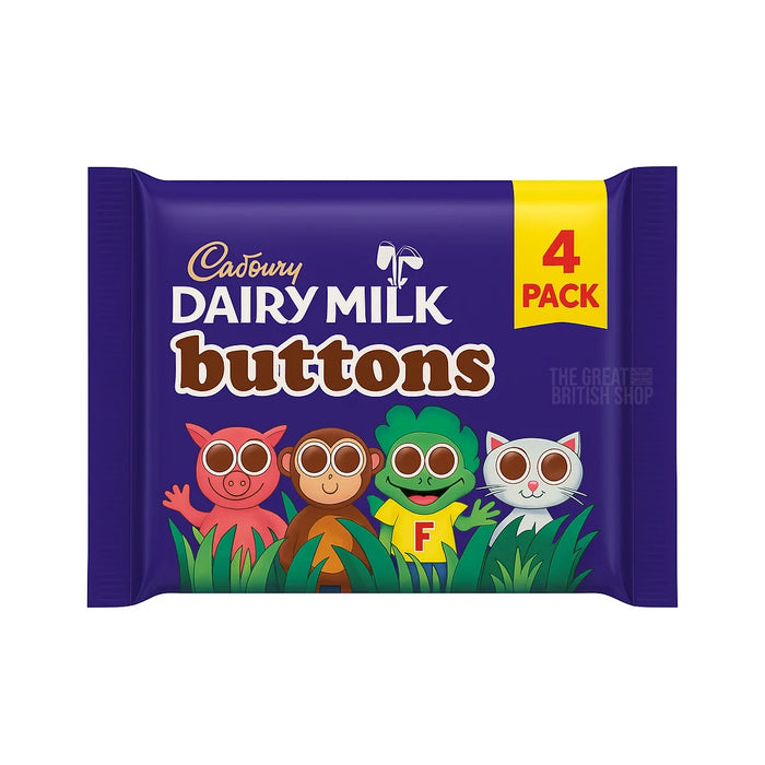 Cadbury Dairy Milk Buttons - 4 Pack