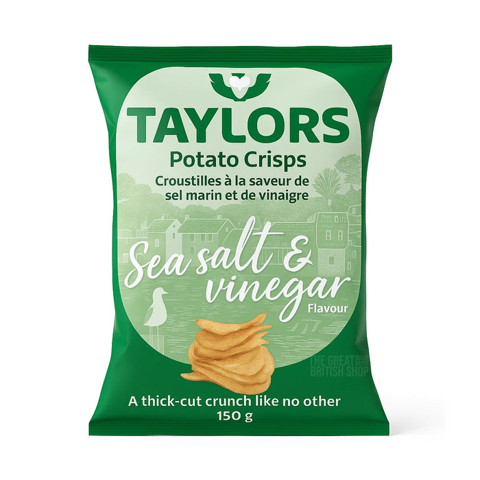 Taylors Sea Salt & Vinegar Potato Crisps - 150g