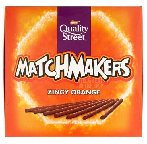 Quality Street Matchmakers Zingy Orange - 120g imported British grocery product available in Canada