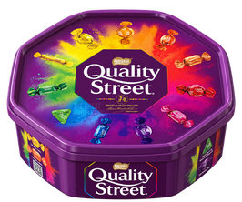 Quality Street Tub - 550g imported British grocery product available in Canada