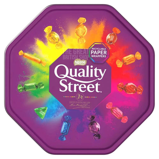 Quality Street Tub - 550g imported British grocery product available in Canada
