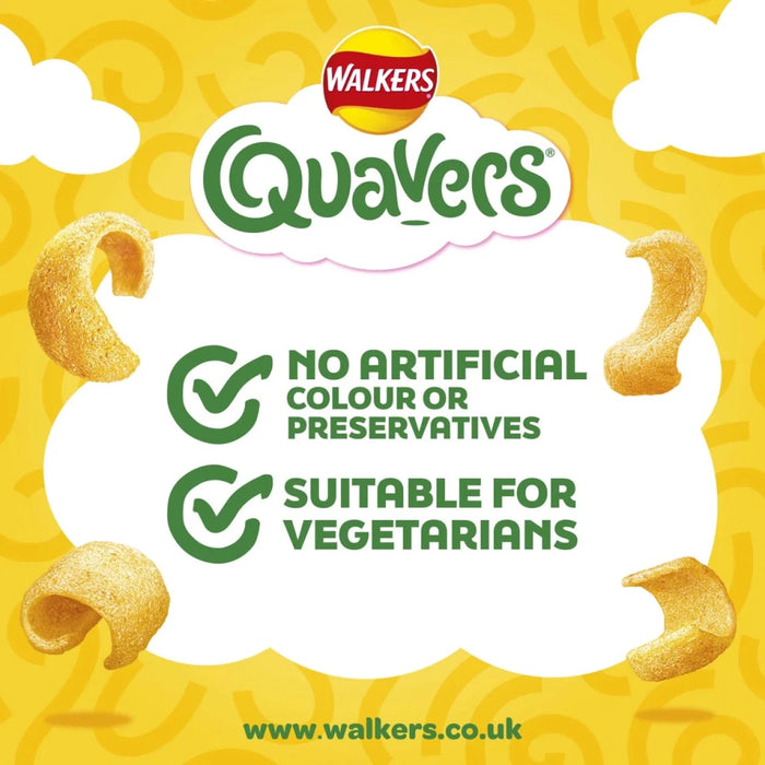 Quavers Crisps Cheese - 6 Pack imported British grocery product available in Canada