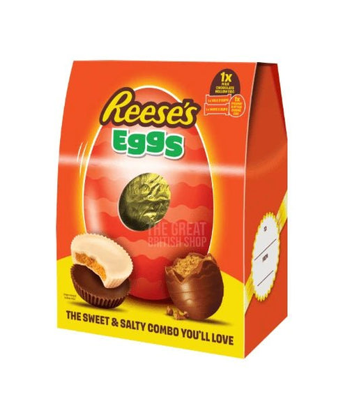 Reese's Large Egg with Milk & White Peanut Butter Cups - 215g imported British grocery product available in Canada