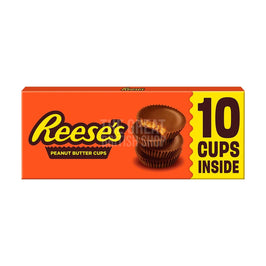 Reese's Peanut Butter Cups - 10 Pack, front view of the UK packaging